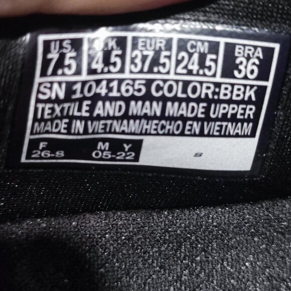 Skechers Arch Fit Refine - Her Best sneakers women's size 7.5 black mesh - Picture 7 of 13